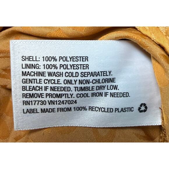 Ava & Viv Wrap Dress Womens 2X Rust Jacquard Animal Print Tie Waist Midi New - Picture 8 of 8